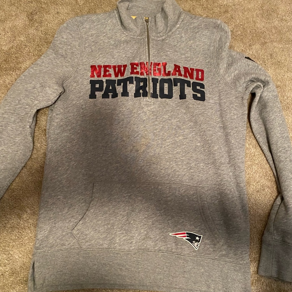 VS PINK New England patriots quarter zip
